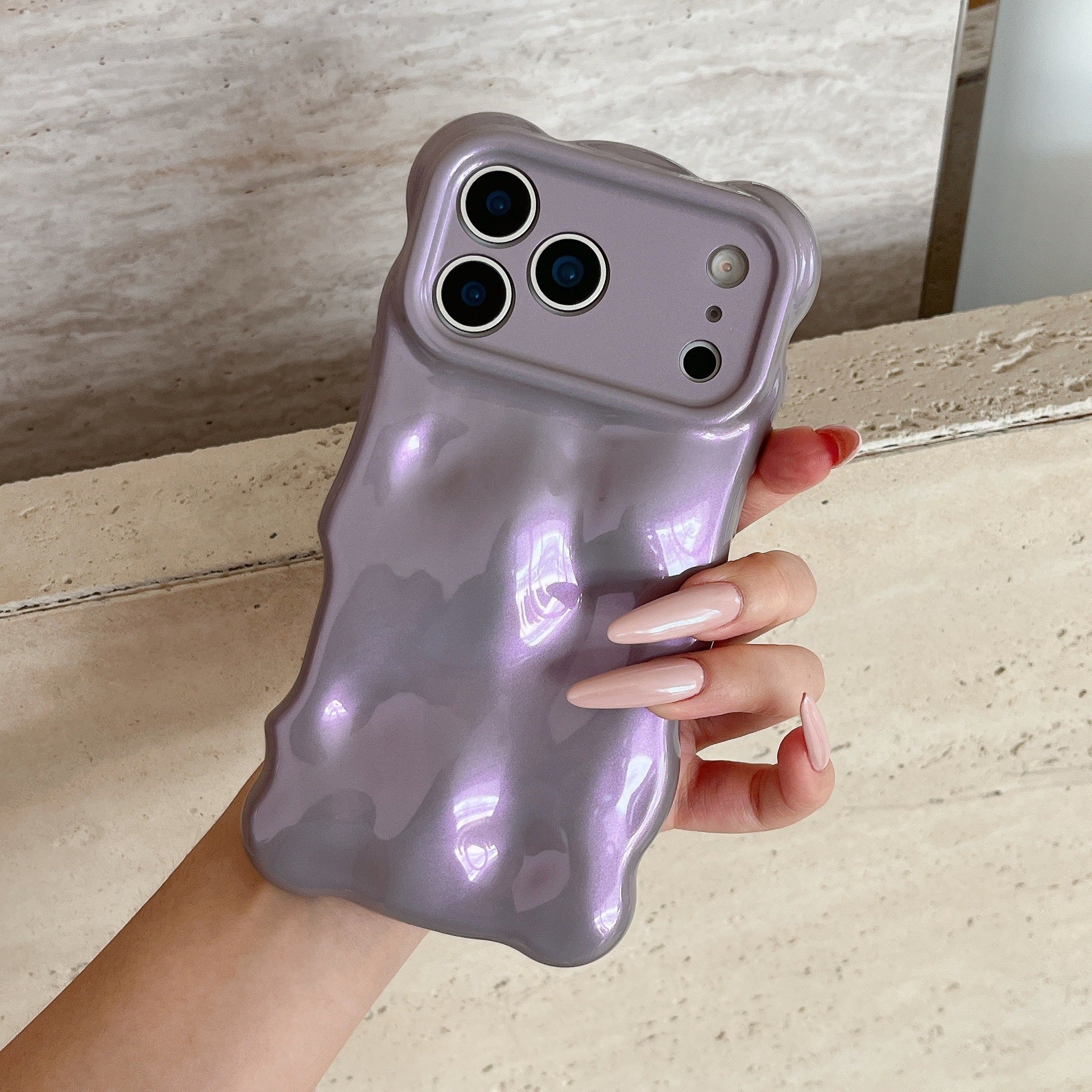 Simple Bubble Suitable For 16pro Max Phone Case 17 New Small Wave Case